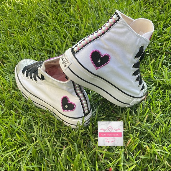 New Adult Bling Converse - Picture 3 of 4